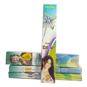 15 CM Colour Sparklers (10 in 1 Box)